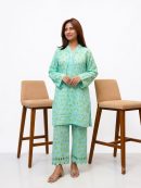 2-Piece Blue Short Cord Set